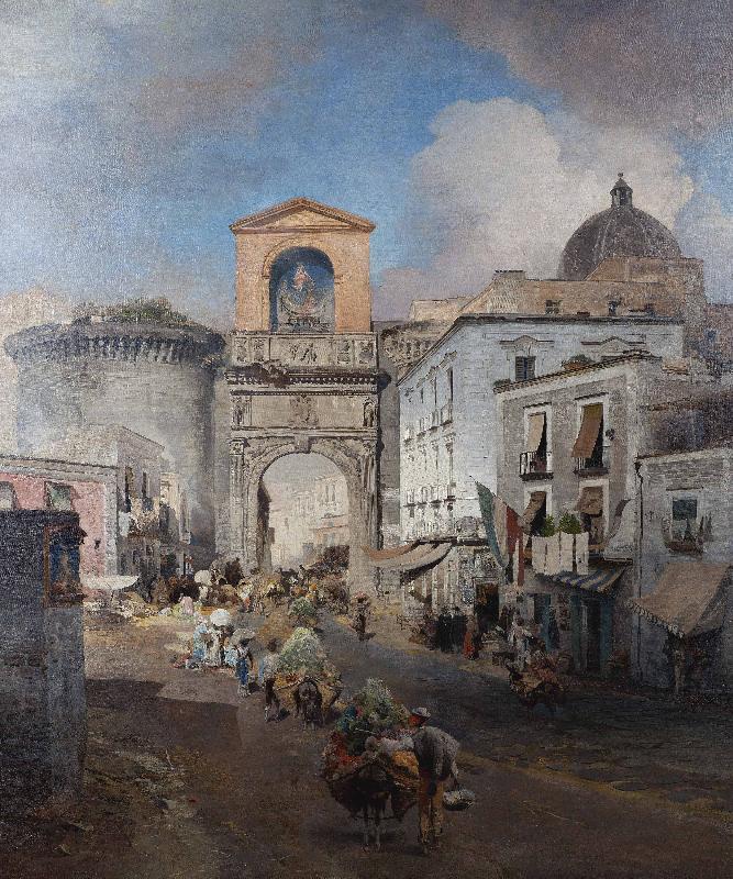 Going to market, Oswald achenbach